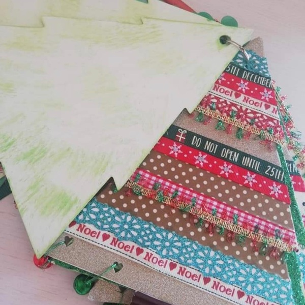 Christmas tree guest book - merry christmas, ευχετήριες κάρτες - 4