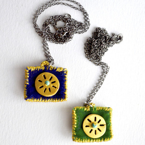 Κολιέ sun talisman - ασήμι 925, ήλιος, φυλακτό, μενταγιόν