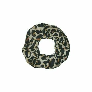 Λαστιχάκι μαλλιών/ scrunchies leopard χρώμα της άμμου - βαμβάκι, γυναικεία, κορίτσι, λαστιχάκια μαλλιών