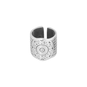 Δαχτυλίδι Αυξομειούμενο "Wide Eye Ring" - γεωμετρικά σχέδια, boho, μεγάλα, αυξομειούμενα