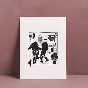 "Little things" handprinted print - αφίσες - 2