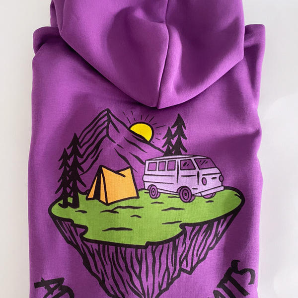 Vanlife purple Salty hoodie - 2