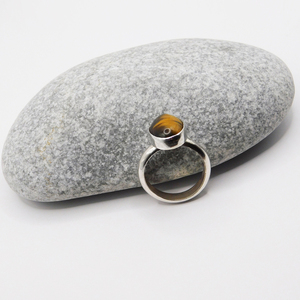 Χειροποίητο δαχτυλίδι από ασήμι 925 και ημιπολύτιμο λίθο - ημιπολύτιμες πέτρες, ασήμι 925, δάκρυ, σταθερά, μεγάλα - 2