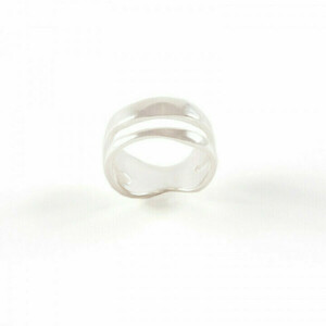 Διπλό δαχτυλίδι από ασήμι Αφθονία - ασήμι, boho, σταθερά, για γάμο, μεγάλα - 3