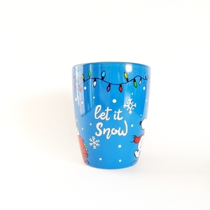 Μπλε κούπα Snoopy Christmas - πορσελάνη, χριστουγεννιάτικα δώρα, κούπες & φλυτζάνια - 3