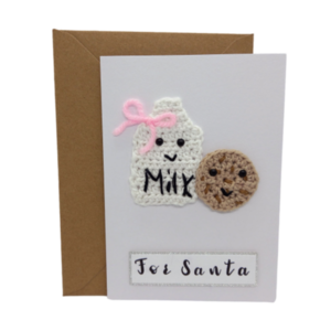 Κάρτα Χριστουγέννων - Milk & Cookie - ευχετήριες κάρτες