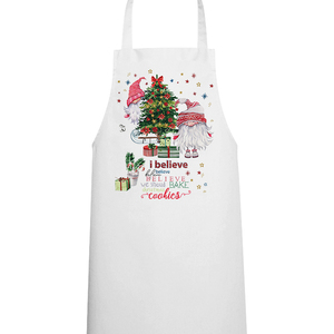 017 ποδιά με χριστουγεννιάτικο μοτίβο - ύφασμα, λευκά είδη, ποδιές μαγειρικής, χριστουγεννιάτικα δώρα - 2