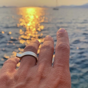 beachbreak| δαχτυλίδι από ασήμι 925 - ασήμι, μοναδικό, μοντέρνο, καλοκαίρι, ασήμι 925, ασήμι 925, δαχτυλίδι, χειροποίητα, minimal, μικρά, boho, rock, σταθερά - 4