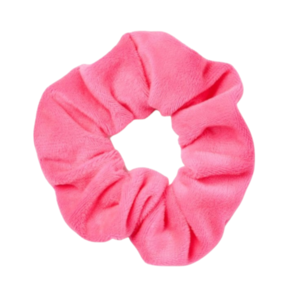 Ροζ scrunchie - λαστιχάκια μαλλιών