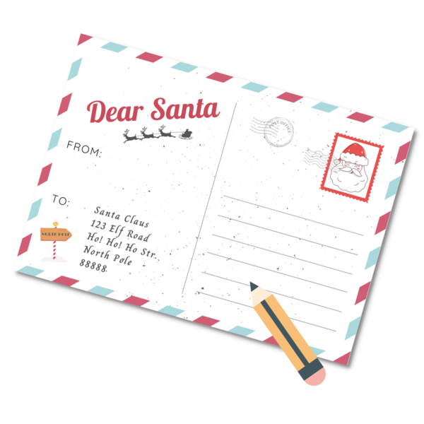 Χριστουγεννιάτικη Κάρτα (Καρτ Ποστάλ) - Γράμμα στον Άγιο Βασίλη - χαρτί, χριστουγεννιάτικο, χριστουγεννιάτικα δώρα, άγιος βασίλης, ευχετήριες κάρτες