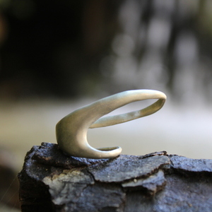 Διπλό δαχτυλίδι από αλπακά - αλπακάς, αυξομειούμενα - 2