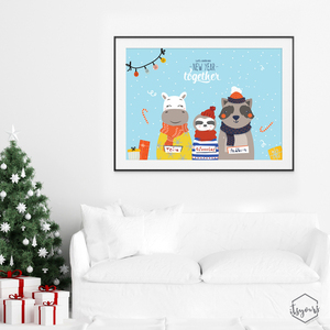 Χριστουγεννιάτικο καδράκι "το πιο γλυκό Οικογενειακό Πορτραίτο"|Χριστουγεννιάτικη Διακόσμηση - αστέρι, διακοσμητικά, χιονονιφάδα, προσωποποιημένα - 5
