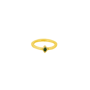 Δαχτυλίδι Βεράκι "Rhombus" - επιχρυσωμένα, ορείχαλκος, επάργυρα, βεράκια, σταθερά - 2