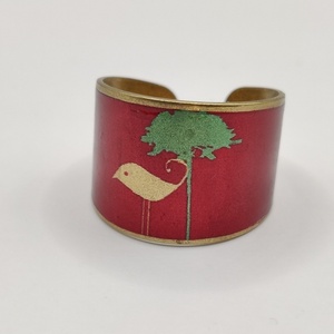 Δαχτυλίδι little Bird - ορείχαλκος, boho, αυξομειούμενα - 2