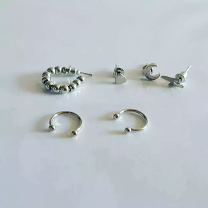Earrings love ΙΙ - ορείχαλκος, καρφωτά, boho - 3