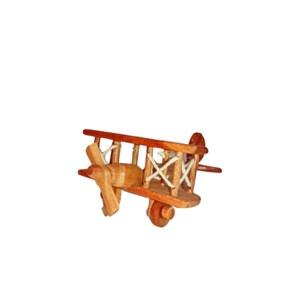 Χειροποίητο ξύλινο αεροπλάνο εποχής 20χ13 - ξύλινα παιχνίδια