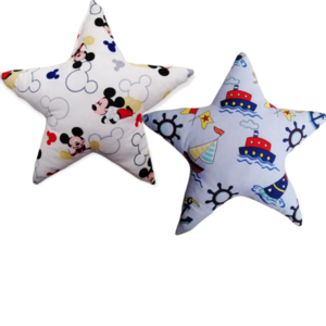 Μαξιλάρι αστέρι σε διάφορα σχέδια, 40εκ. - κορίτσι, αγόρι, μονόκερος, μαξιλάρια, ήρωες κινουμένων σχεδίων - 2