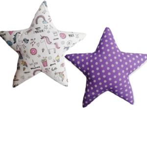 Μαξιλάρι αστέρι σε διάφορα σχέδια, 40εκ. - κορίτσι, αγόρι, μονόκερος, μαξιλάρια, ήρωες κινουμένων σχεδίων - 4
