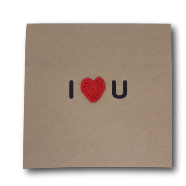 Ευχετήρια κάρτα για ερωτευμένους - I Love You - καρδιά, χαρτί, επέτειος, ευχετήριες κάρτες