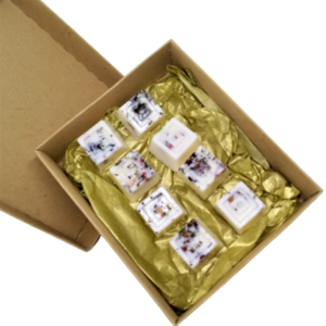 Σετ 8 τεμ. wax melts από κερί σόγιας με άρωμα LOLIPOP ( 65 γρ. ) - δώρο, χειροποίητα, αρωματικά κεριά, αρωματικό χώρου - 2