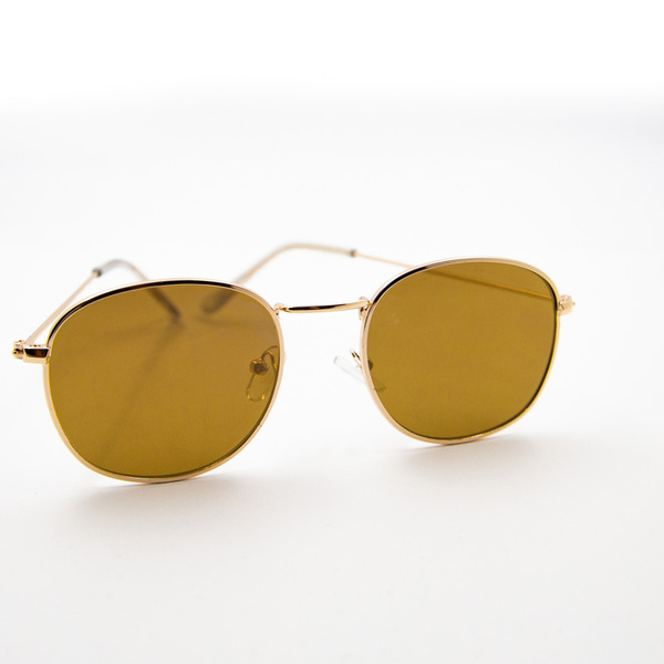 Γυαλιά ηλίου σε χρυσό χρώμα με 100% UV προστασία από τον ήλιο. - γυαλιά ηλίου - 2