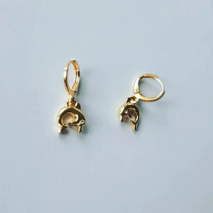 Μικρά χρυσά σκουλαρίκια!♡♡ - επιχρυσωμένα, ορείχαλκος, μικρά, φθηνά