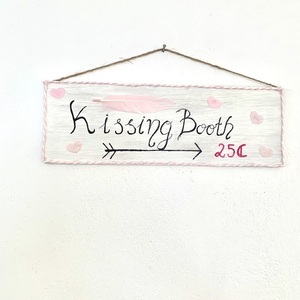 Kissing Booth Sign - πίνακες & κάδρα - 2