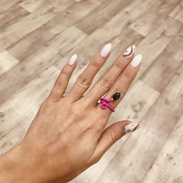 Ατσάλινο δαχτυλίδι με κρύσταλλο swarovski- Candy ring - ημιπολύτιμες πέτρες, ατσάλι, boho, αυξομειούμενα