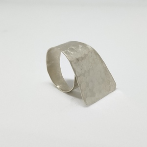 Χειροποίητο δαχτυλίδι - αλπακάς, σφυρήλατο, αυξομειούμενα - 3