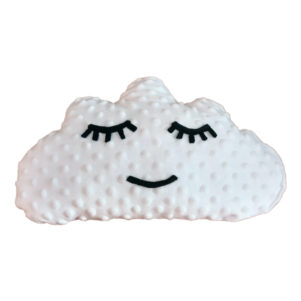 Μαξιλάρι συννεφάκι λευκό με βλεφαρίδες - κορίτσι, αγόρι, συννεφάκι, μαξιλάρια