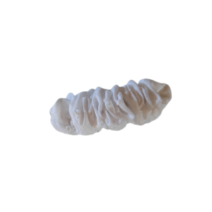Χειροποίητη υφασματινη scrunchie μπαρετα μαλλιών κοκαλάκι με λευκο μπροντερι 1τμχ 8cm - ύφασμα, δώρο, για τα μαλλιά, hair clips