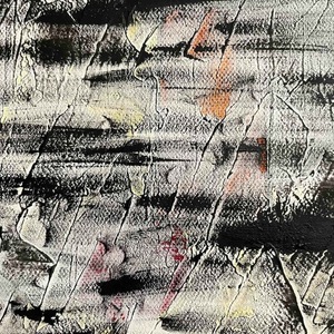 Ακρυλικό σε καμβά «πεταλούδες στη βροχή» 70X50 cm - πίνακες & κάδρα, πίνακες ζωγραφικής - 2