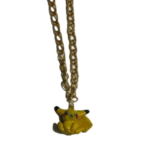 Αλυσίδα με πόκεμον Pikachu - αλυσίδες, πηλός, κοντά