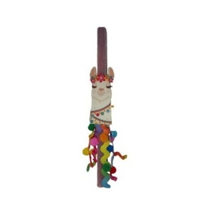 Λαμπάδα λάμα / llama 3 τετράγωνο μωβ κερί 29cm - κορίτσι, λαμπάδες, για παιδιά, για εφήβους