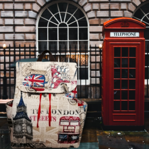 Σακίδιο πλάτης London - ύφασμα, πλάτης, μεγάλες, all day, πάνινες τσάντες - 4