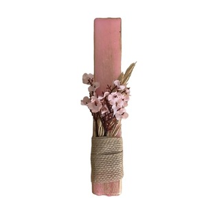 Αρωματική λαμπάδα Ροζ Λουλούδια - κορίτσι, λουλούδια, λαμπάδες, για ενήλικες, για εφήβους