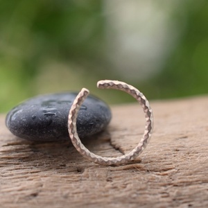 Chunky “diamond cut” δαχτυλίδι ασήμι 925 - ασήμι 925, γεωμετρικά σχέδια, βεράκια, αυξομειούμενα - 3