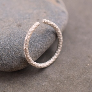 Chunky “diamond cut” δαχτυλίδι ασήμι 925 - ασήμι 925, γεωμετρικά σχέδια, βεράκια, αυξομειούμενα - 5