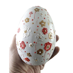 Κεραμικό πασχαλινό αυγό ζωγραφισμένο 11,5 εκ. ύψος - πηλός, αυγό, διακοσμητικά - 2