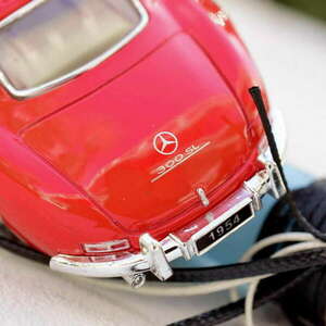 Λαμπάδα με κόκκινη Mercedes Benz - αγόρι, λαμπάδες, αυτοκινητάκια, για παιδιά, για εφήβους - 3