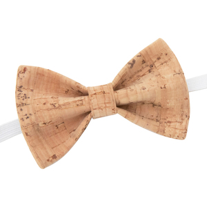 Παπιγιόν Παιδικό από Φελλό "Cork Bow Tie" - ξύλο, αγόρι, φελλός, για παιδιά, γάμος και βάπτιση - 2