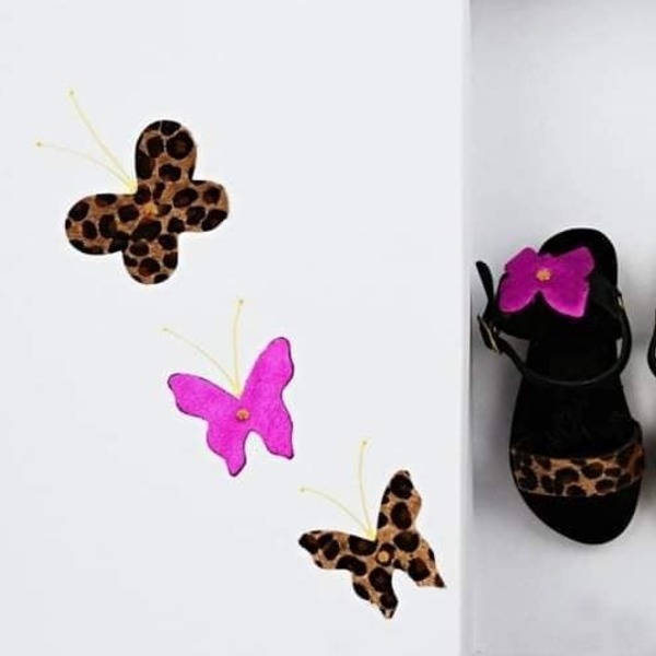 Πασχαλινή Κασετίνα : African Butterfly (Σανδαλάκι και Λαμπάδα) Box Set - κορίτσι, λαμπάδες, για παιδιά - 3