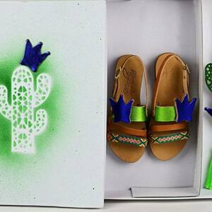 Πασχαλινή Κασετίνα : Queen Cactus (Σανδαλάκι και Λαμπάδα) Box Set - κορίτσι, λαμπάδες, για παιδιά - 2