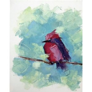 Πίνακας ζωγραφικής «Το πουλάκι» - πίνακες & κάδρα