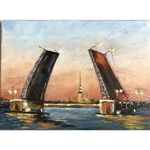 Πίνακας ζωγραφικής « Άνοιγμα της γέφυρας» - πίνακες & κάδρα