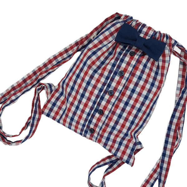 Σετ λαμπάδα και τσάντα πλάτης "πουκάμισο με παπιγιόν" για αγοράκια - αγόρι, λαμπάδες, σετ, για παιδιά - 3