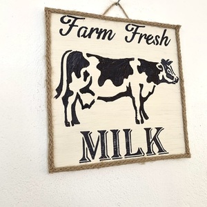 Farm Fresh , Cow - πίνακες & κάδρα
