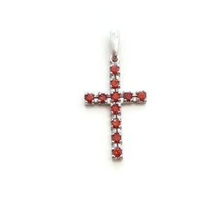 Ασημένιος Σταυρός., - ασήμι 925, σταυρός, επιπλατινωμένα - 2