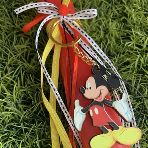 Mickey μπρελόκ λαμπαδα κοκκινη αρωματική - αγόρι, λαμπάδες, για παιδιά, για μωρά - 2