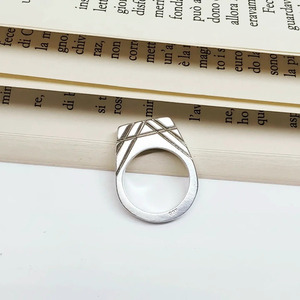 Δαχτυλίδι από ασήμι-"ray", διάμετρος 19,1mm - ασήμι 925, γεωμετρικά σχέδια, σταθερά, μεγάλα - 4